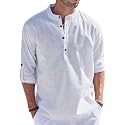 Men39s Regular Fit Cotton Blend Casual Kurta