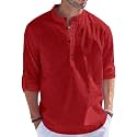 Men39s Regular Fit Cotton Blend Casual Kurta