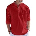 Men39s Regular Fit Cotton Blend Casual Kurta