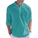 Men39s Regular Fit Cotton Blend Casual Kurta