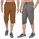 Men39s Regular Fit Cotton Three by Fourth