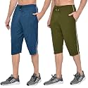 Men39s Regular Fit Cotton Three by Fourth