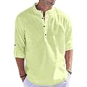 Men39s Regular Fit Cotton Blend Casual Kurta