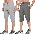Men39s Regular Fit Cotton Three by Fourth