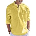 Men39s Regular Fit Cotton Blend Casual Kurta