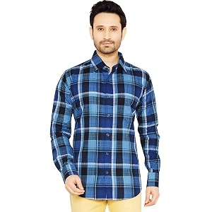 Mens Regular Fit Full Sleeve Cotton Casual