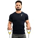 Round Neck Half Sleeves Gym Workout Solid
