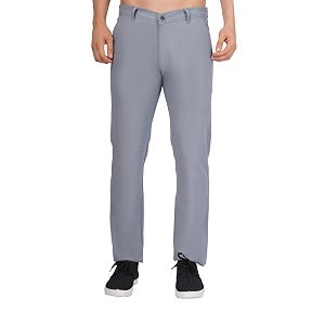 Mens Regular Fit Linen Trousers Slim