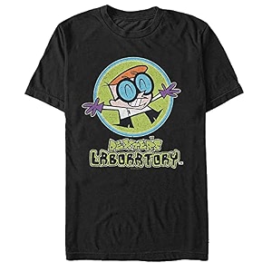 Mens Regular Fit Mens Dexters Laboratory Happy