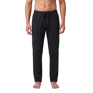 Mens Regular Fit PC Denim-Look Track Pants