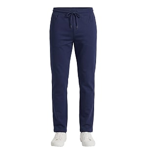 Mens Regular Fit PC Denim-Look Track Pants