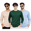 Men39s Regular Fit Plain Full Sleeve T-