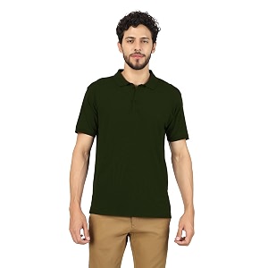 Mens Regular Fit Polo Collar Half Sleeve