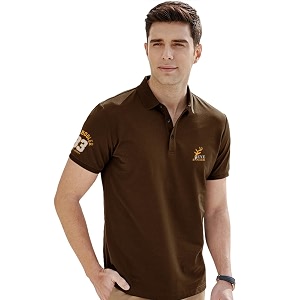 Mens Regular Fit Solid Polo T Shirt