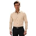 Men39s Regular Fit Solid Pattern Cotton Shirt
