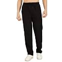 Men39s Regular Fit Textured Trousers with Elastic