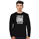 Men39s Regular Fit Tshirt I Paused My