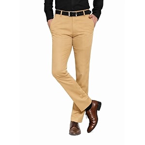 Mens Reguler Fit Polycotton Trouser Pants