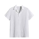 Men39s Relaxed Fit Striped Short Sleeve Button-Down