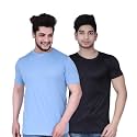 Men39s Round Neck Polyester Half Sleeve Regular