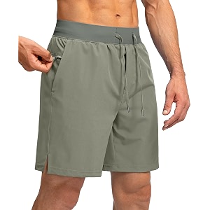 men39s running shorts with zipper pockets 7 inch lightweight quick dry gym workout athletic shorts for men