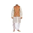 Men39s Silk Blend Solid Kurta Dhoti Set