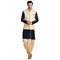 Men39s Silk Blend Solid Kurta Dhoti Set