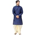 Men39s Silk Dhoti Kurta Set Party