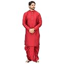 Men39s Silk Dhoti Kurta Set Party