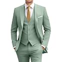 Men's Slim Fit 3 Piece Suit Set with Tie
