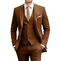 Men's Slim Fit 3 Piece Suit Set with Tie