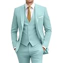 Men's Slim Fit 3 Piece Suit Set with Tie