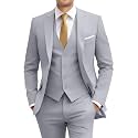 Men's Slim Fit 3 Piece Suit Set with Tie