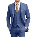 Men's Slim Fit 3 Piece Suit Set with Tie