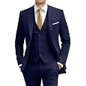 Men's Slim Fit 3 Piece Suit Set with Tie