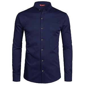 Mens Slim Fit Beige Color Cotton Blend