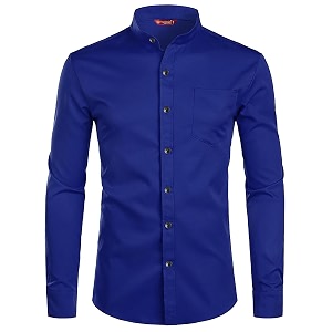 Mens Slim Fit Beige Color Cotton Blend