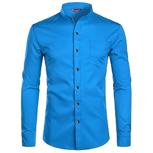 Mens Slim Fit Beige Color Cotton Blend
