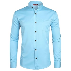 Mens Slim Fit Beige Color Cotton Blend
