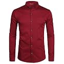 Men39s Slim Fit Beige Color Cotton Blend