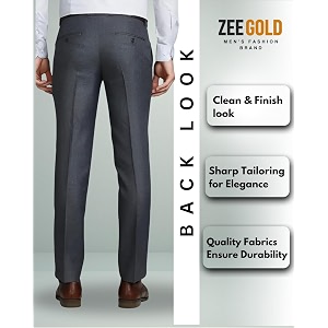 Mens Slim Fit Formal Trouser for Regular