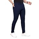 Men39s Slim Fit Formal Trousers Mid-Rise