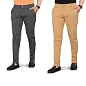 Men39s Slim Fit Formal Trousers Cotton Blend