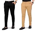 Men39s Slim Fit Formal Trousers Cotton Blend