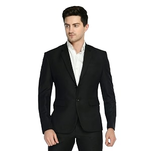 Mens Slim Fit Single Breasted Blazer