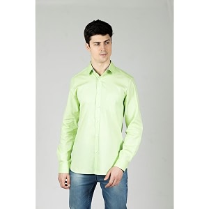 Mens Smart Casual Shirt Slim Fit