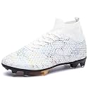 Men's Soccer Shoes High-Top Soccer Cleats Outdoor Breathable Athletic Professional Spikes Youth Boys Football Shoes Unisex