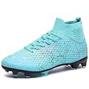 Men's Soccer Shoes High-Top Soccer Cleats Outdoor Breathable Athletic Professional Spikes Youth Boys Football Shoes Unisex