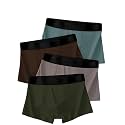 Men39s Soft Nylon Boxer Briefs Breathable Stretch