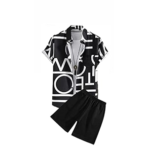 men39s soft poly lycra digital prined shirts with pajama shorts night suit set